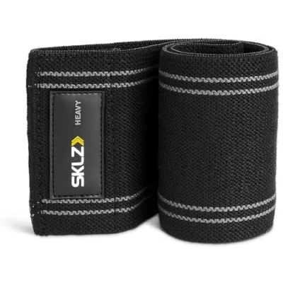 Image de SKLZ Unisex&#039;s Pro Knit Hip Band Fitness, Black, Grey, Heavy
