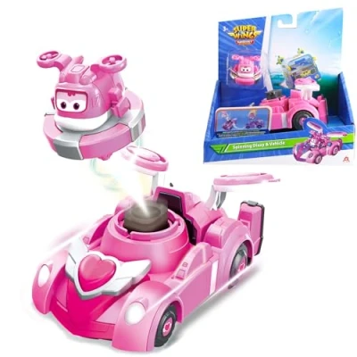 Image de SUPER WINGS Spinning Dizzy &amp; Vehicle, Jouet de Combat 2 en 1 pour Les Enfants 3, 4, 5, 6, 7 et 8 Ans.