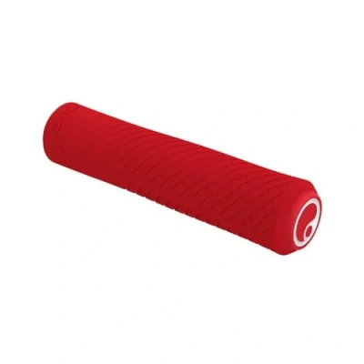 Image de Ergon GXR Poignée de guidon VTT Taille L Rouge Caoutchouc avec mousse AirCell 105 g Compatible