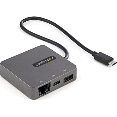 Image de StarTech.com Adaptateur mulitport USB C Câble intégré de 29 cm 3.1 Gen 2 10 Gbps HDMI et VGA Neuf
