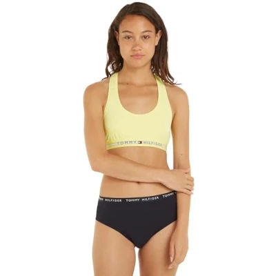 Image de Tommy Hilfiger Unlined Bralette Soutiens Gorge Femme, Jaune (Yellow Tulip), S