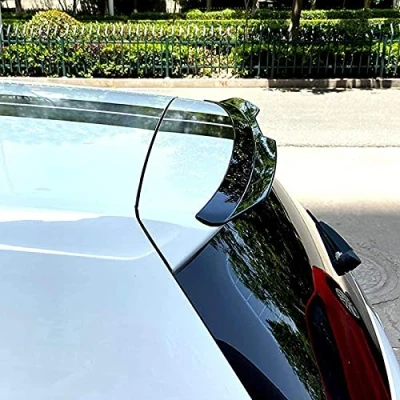 Image de FWNT Spoiler arrière de Voiture Compatible avec V W Golf 7 MK7 GTI GTD R 2014 2019, matériau ABS Premium Accessoires Modification Voiture, Noir