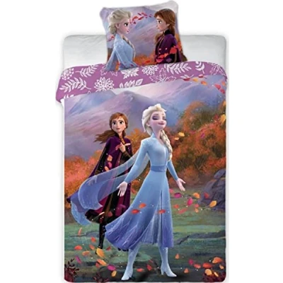 Image de Parure Housse de Couette Frozen 2 Disney + Taies d&#039;oreiller la Reine des neiges