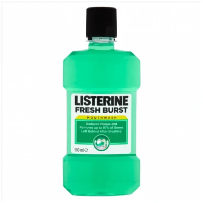Image de Bain de Bouche Anti plaque Bactérienne Fresh Burst Listerine (500 ml)