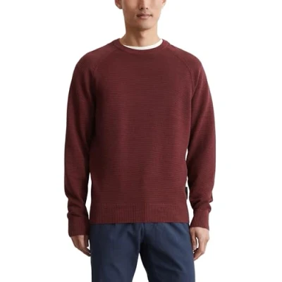 Image de Marc O&#039;Polo Crewneck WITH Raglan WAVE Structure Pullover, Homme, Taille: Large, Wine berry