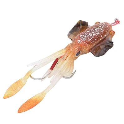 Image de appât de pêche au calmar aux Yeux 3D, leurre Poulpe 15.3 cm / 60g, Poulpe, Faux pêche, mer/Eau Douce pour la pêche(2#)
