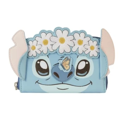 Image de loungefly Disney by Porte Monnaie Lilo and Stitch Springtime, Noir, Noir