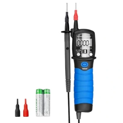 Image de AIOMEST Multimetre Numérique de Type Stylo, AI 38C Testeur Electrique Tension 6000 Comptes Vat Electricien avec AC/DC, Résistance, Diode, Continuité, Capacitance, NCV et Rétroéclairage