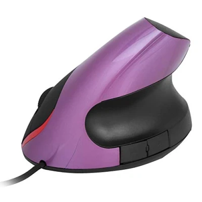 Image de Tosuny Souris ergonomiques, de Jeu 3200DPI USB Verticale, Repose Poignet pour Ordinateur Portable PC(Violet)