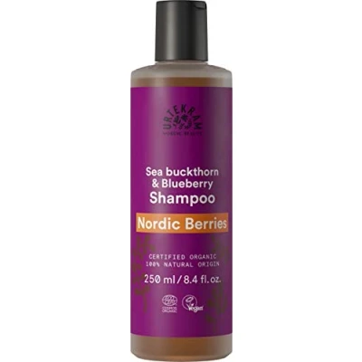 Image de Urtekram Gommage Nordic Berries Shampooing, cheveux normaux, 250 ml