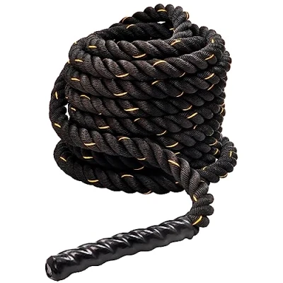 Image de Signature Fitness Sf br5015 Corde de Combat Tous, Noir, 15 m