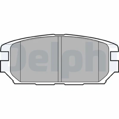 Image de DELPHI LP921 Jeu de plaquettes frein avec indicateur d&#039;usure tôle anti bruit sans accessoires MITSUBISHI: Lancer 7 Limousine