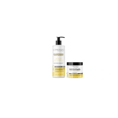 Image de Lorenzo PACK SOIN Shampoing et Masque à l&#039;Huile de Coco 2x500 ml