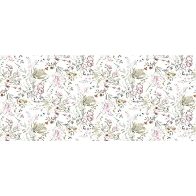 Image de d c fix nappe de table toile cirée en plastique sans PVC Chuchoter Fleur anti tache linge enduite pour intérieur et extérieur 110 cm x 140 rectangulaire