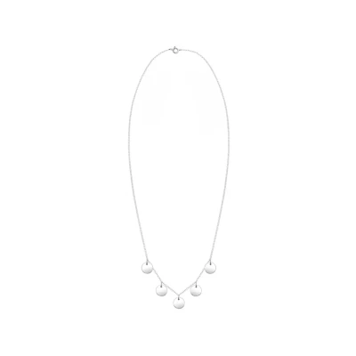 Image de Elli Coins Basic Collier silvercoloured, Femme, Taille: 45, Silver coloured