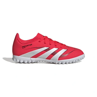 Image de adidas Performance Predator Chaussures de foot multicrampons pour enfants, Taille: 33, Lucid red ftwr white core black Matière synthétique