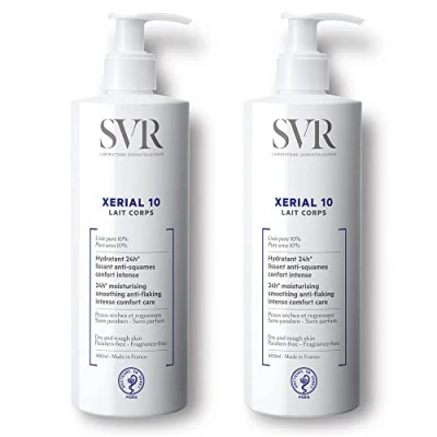 Image de Lait Corps 10 2x400ml Xerial Peaux Seches Svr