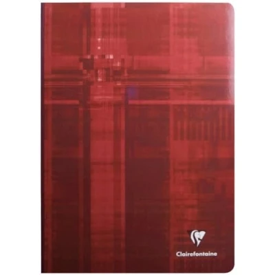Image de Clairefontaine 9146C Un Cahier Brochure Dos Toilé A4 21x29,7 cm 192 Pages Lignées Papier Blanc 90 g Couverture Carte Pelliculée Couleur Aléatoire