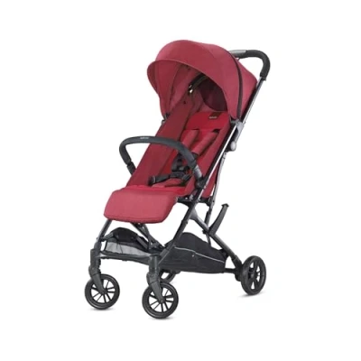 Image de Inglesina Sketch Poussette Légère et Compacte, Rouge, Confortable, jusqu&#039;à 17kg, Pliage à une main, UPF 50+