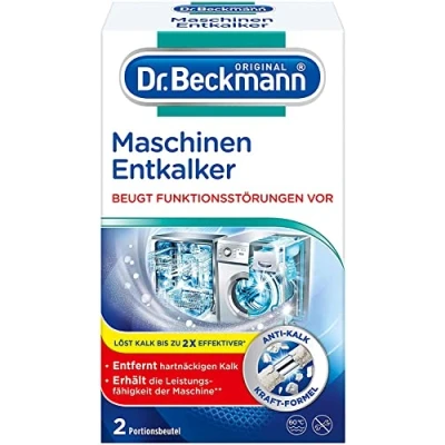 Image de Dr. Beckmann détartrants pour machines contre le calcaire tenace, aide à prévenir les troubles de fonctionnement, 100 g