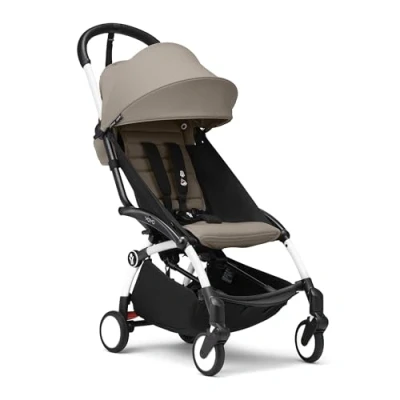 Image de Stokke YOYO White Frame with 6+ Color Pack (Taupe)