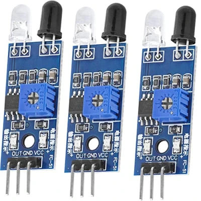Image de AZDelivery 3X IR Module Obstacles Distance Capteur Compatible avec Arduino et Raspberry Pi y Compris Un eBook