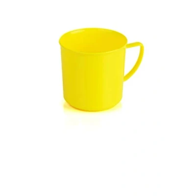Image de Kimmel Tasse pour enfant réutilisable incassable 180 ml en plastique jaune