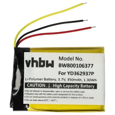 Image de Batterie pour télécommande de GoPro WiFi, ARMTE 001 Hero 1, 2, 3, 3+ Remplace : YD362937P Technologie: Li Po Cap…
