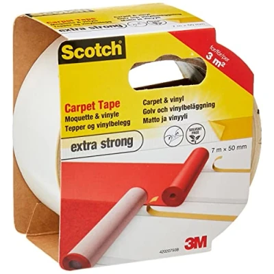 Image de Scotch 4202750B Ruban adhésif pour moquette Blanc