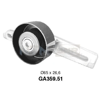 Image de SNR GA359.51 Poulie Tendeur PEUGEOT: 106 II 3/5 portes, 306 Partner I Combispace, CITROËN: Berlingo / First