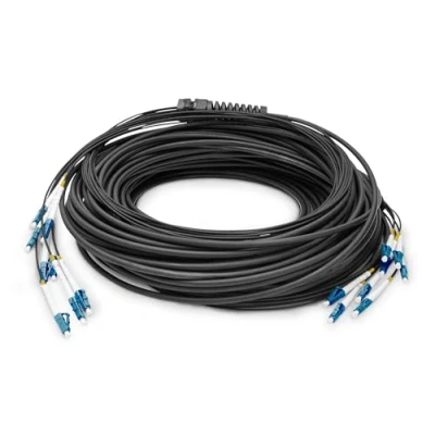 Image de Digitus Câble breakout fibre optique universel préassemblé, multimode OS2, 8 fibres, LC/UPC Neuf