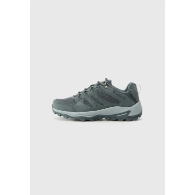 Image de Columbia Femme Redmond IV Low Waterproof Chaussures de Trekking et randonnée Taille Basse, Graphite, Tea Light, 36 EU
