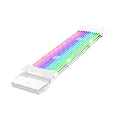 Image de PW TOOLS Câble D&#039;extension d&#039;alimentation RVB Adressable, ATX 24 Pin/2x8 Pin/3x8 Pin, ARGB, Composants Internes PC pour Carte ère