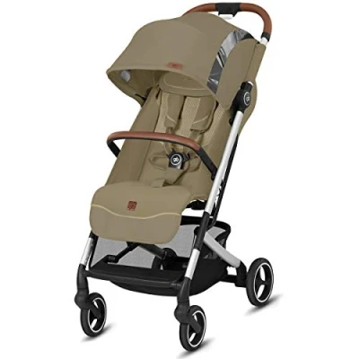 Image de gb Gold Poussette citadine Qbit+ Tout terrain, Compacte, De la naissance jusqu&#039;à 17 kg (4 ans env.), Vanilla Beige