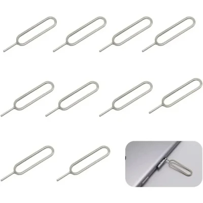 Image de 10 Pièces Epingle d&#039;ejection de Carte SIMPortable SIM Plateau Aiguille éjecteurs Extracteurs Pin OutilPlateau 54