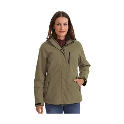 Image de killtec Femme Veste fonctionnelle/veste d&#039;hiver avec capuche amovible KOW 140 WMN JCKT, light olive, 50, 37411 000