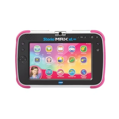 Image de VTech Storio Max XL 2.0 Rose, Tablette Enfants Tactile, Éducative et Sécurisée avec Grand Écran Couleur, WiFi, Android, Appareil Photo, Cadeau Enfant de 3 Ans à 11 Contenu en Français