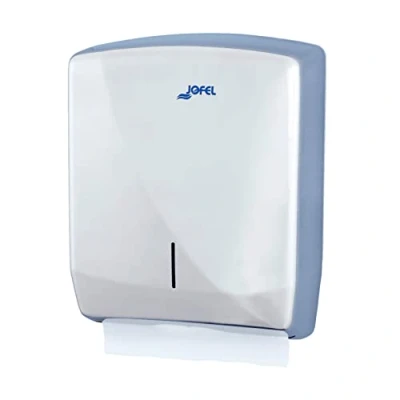 Image de Jofel distributeur d&#039;essuie mains, serviettes pour le visage, mains montage mural, jusqu&#039;à 600 en zigzag, boîtier robuste Futura AH25500, acier inoxydable