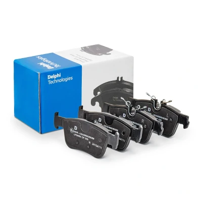 Image de DELPHI LP3833 Jeu de plaquettes frein préparé pour indicateur d&#039;usure avec tôle anti bruit accessoires VOLVO: XC60 II, V90 II Break, V60