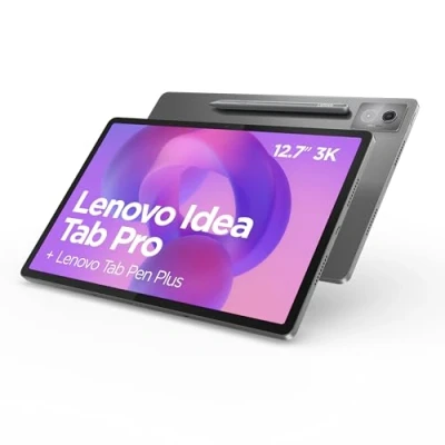 Image de Lenovo Idea Tab Pro Tablette Écran 3K 12,7&quot; MediaTek Dimensity 8300 8 Go de RAM 256 eMMC Android 14 Gris Luna avec Pen Plus