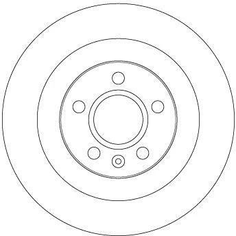 Image de TRW DF6970 Disque de frein 302 12 5 108 plein peint VOLVO: XC40