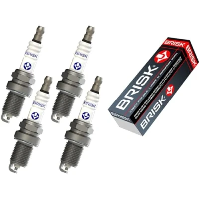 Image de BRISK Super DR17YC 1 1364 Bougies d&#039;allumage, 4 pièces