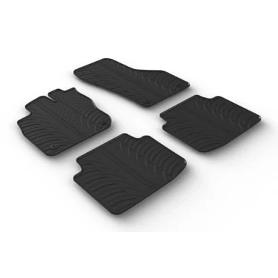 Image de Gledring Set Tapis de Caoutchouc Compatible avec Skoda Superb IV (NZ5) Kombi 2024 (T Profil 4 pièces + Clips Montage)