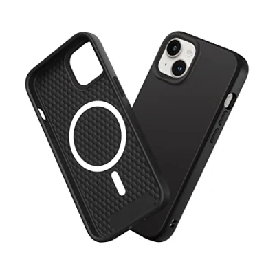 Image de RhinoShield Coque Compatible avec [iPhone 14/13] SolidSuit Magsafe Fine Technologie d&#039;absorption des Chocs et Finition Premium Matte Noir Classic