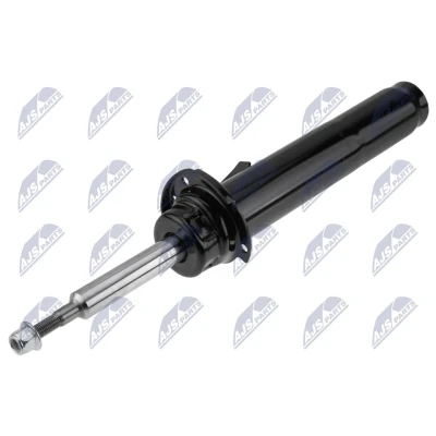 Image de NTY A BM 037 Amortisseur Essieu avant gauche Pression de gaz Système bitube Jambe suspension Goujon en haut, Collier bas