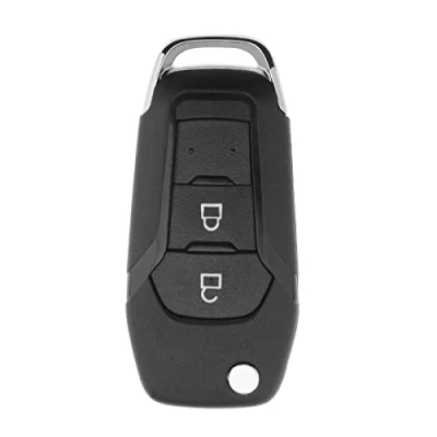 Image de eMagTech Coque de clé à Distance 2 Boutons Compatible avec Ranger T6 2015 2019 Boîtier Rechange Lame Non coupée