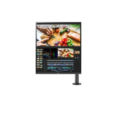 Image de LG ERGO DualUp 28MQ780 B Ecran PC vertical 28&quot; dalle Nano IPS résolution Square Double QHD (2560x2880), format 16:18, HDR 10, DCI P3 98%, USB C (90W), KVM intégré, pied ergonomique réglable