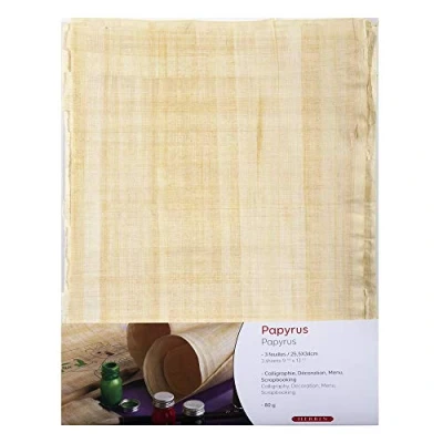 Image de Jacques Herbin 91000T Une pochette de 3 feuilles papyrus 21x29,7 cm