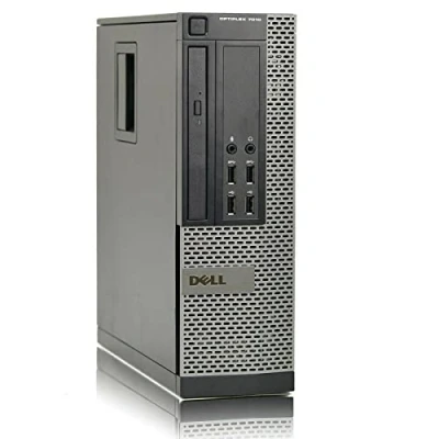 Image de Dell 7010 SFF PC avec processeur Intel Core i7 3770 de 3,40 GHz, 16 Go RAM, disque dur SSD 1 To, lecteur DVD intégré, Windows 10 Pro (reconditionné)
