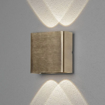 Image de Konstsmide Applique d&#039;extérieur LED Chieri 4 lampes, laiton